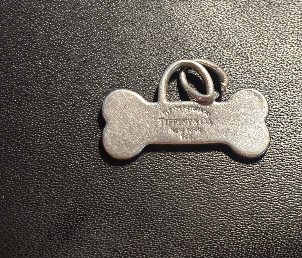 Tiffany & Co. Sterling Silver Dog Bone Charm Pendant,